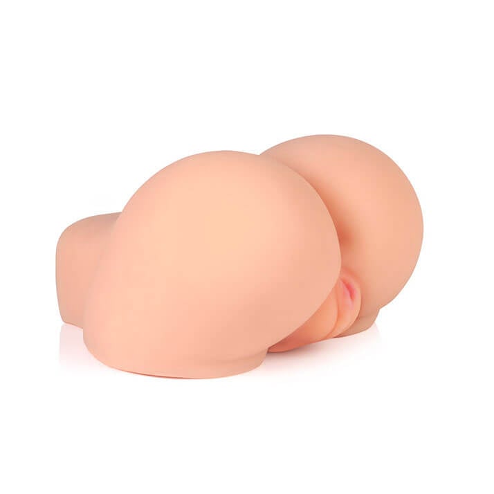Masturbador em Forma de Bunda em TPE com Vagina e Ânus e Resistente à Água - Mega Raba | 25 x 14 cm | Disponível em 2 Cores