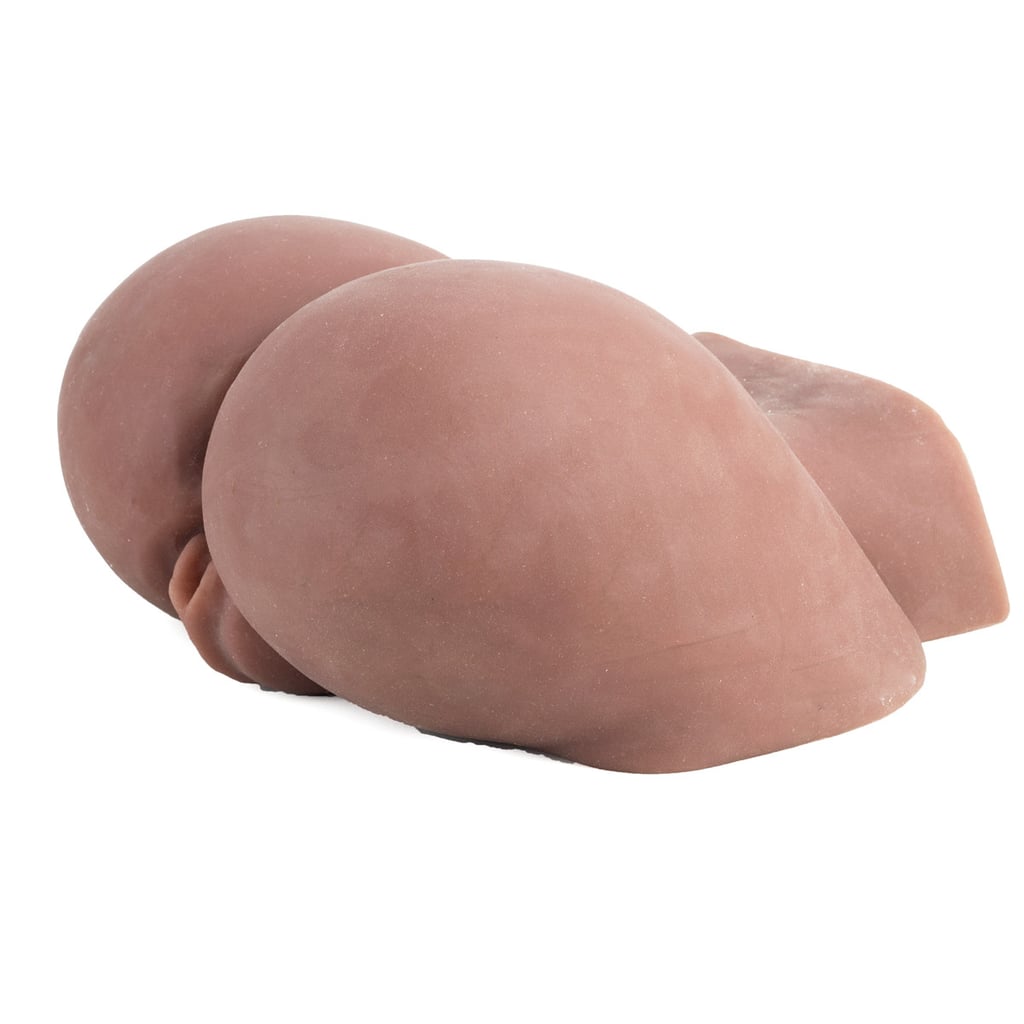 Masturbador em Forma de Bunda em TPE com Vagina e Ânus e Resistente à Água - Mega Raba | 25 x 14 cm | Disponível em 2 Cores