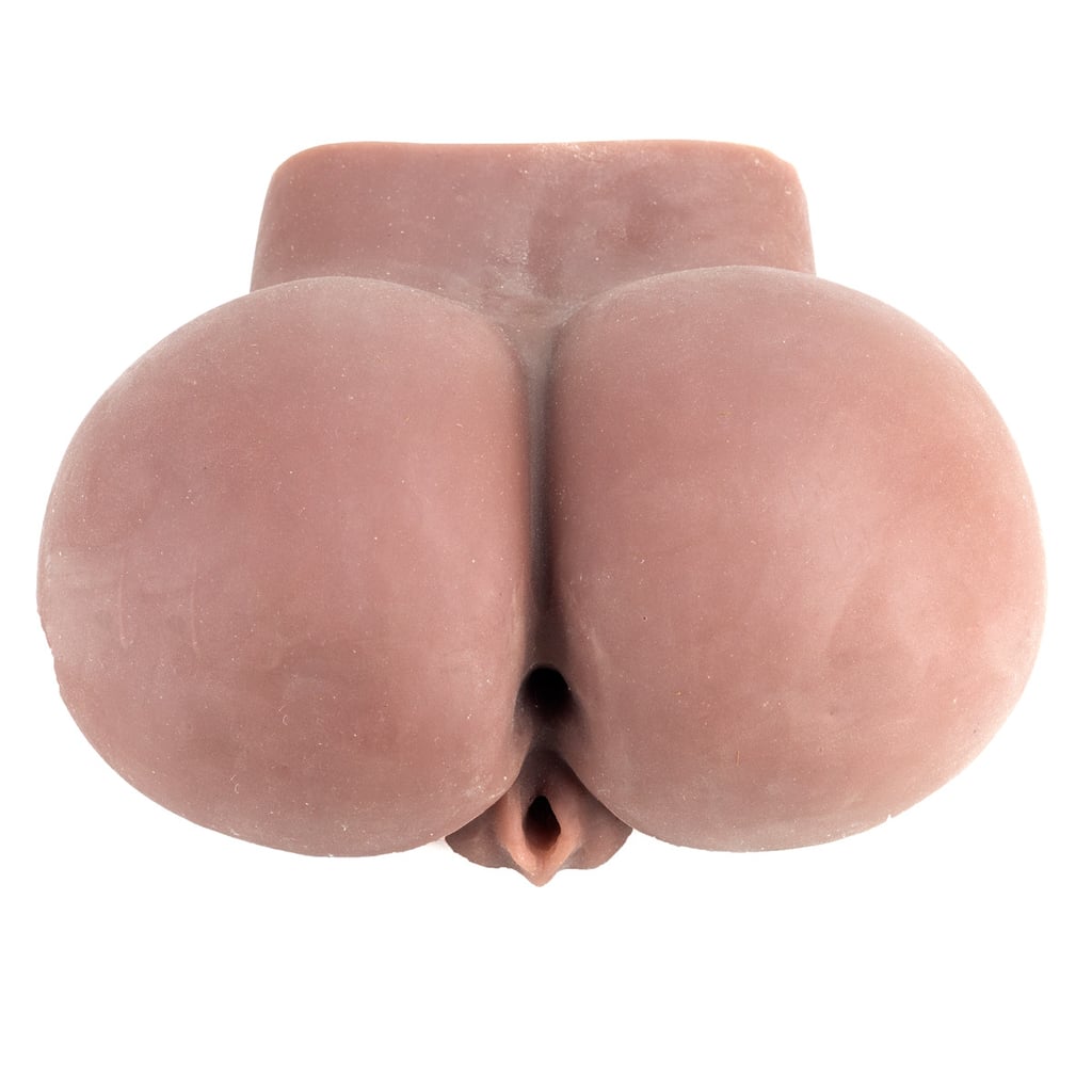 Masturbador em Forma de Bunda em TPE com Vagina e Ânus e Resistente à Água - Mega Raba | 25 x 14 cm | Disponível em 2 Cores