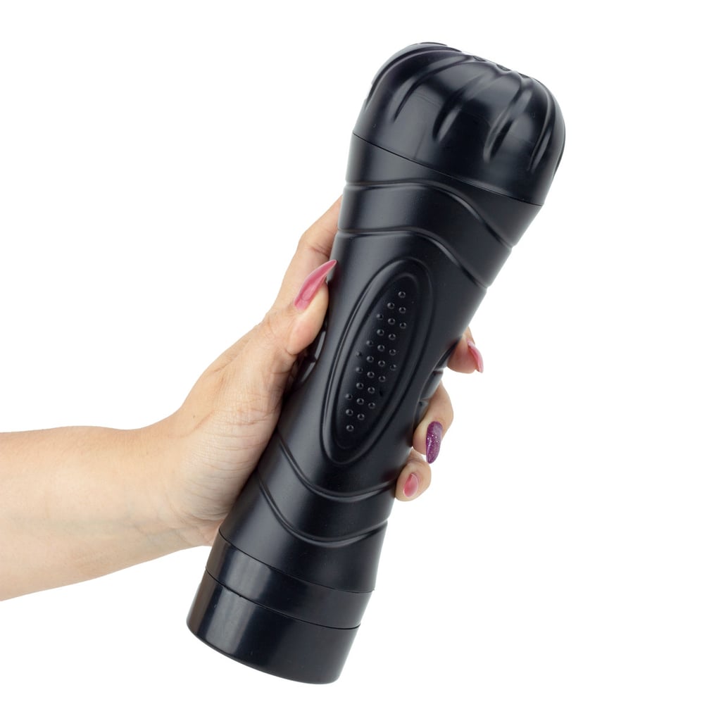 Masturbador Lanterna em ABS com Forma de Vagina em TPR, Vibração Multivelocidade e Função Gemido - Smart Vibration | 15 x 3,2 cm