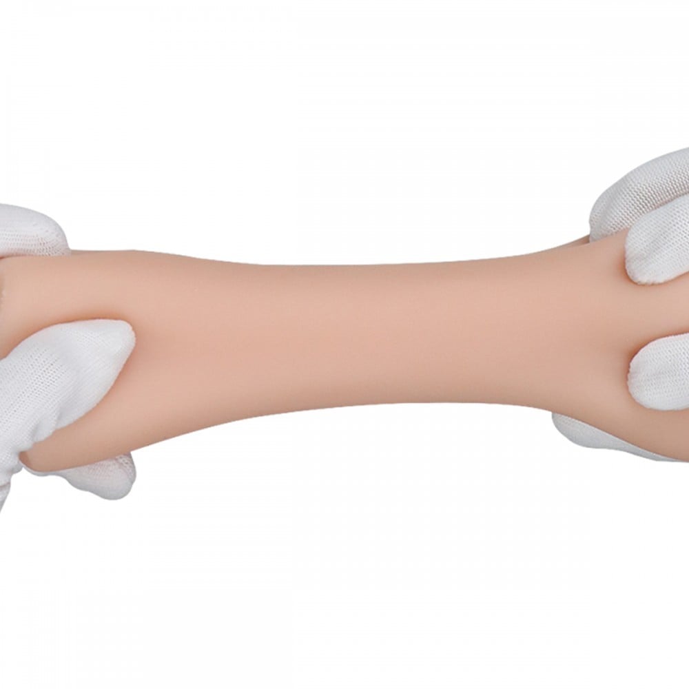 Masturbador Masculino em TPR no Formato de Vagina e Ânus Penetráveis - YouVibe | 14,5 x 3,5 cm