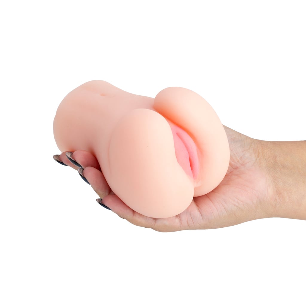 Mini Masturbador com Formato de Corpo Feminino em TPE com Vagina Penetrável - Crazy Lion | 14 x 10 cm