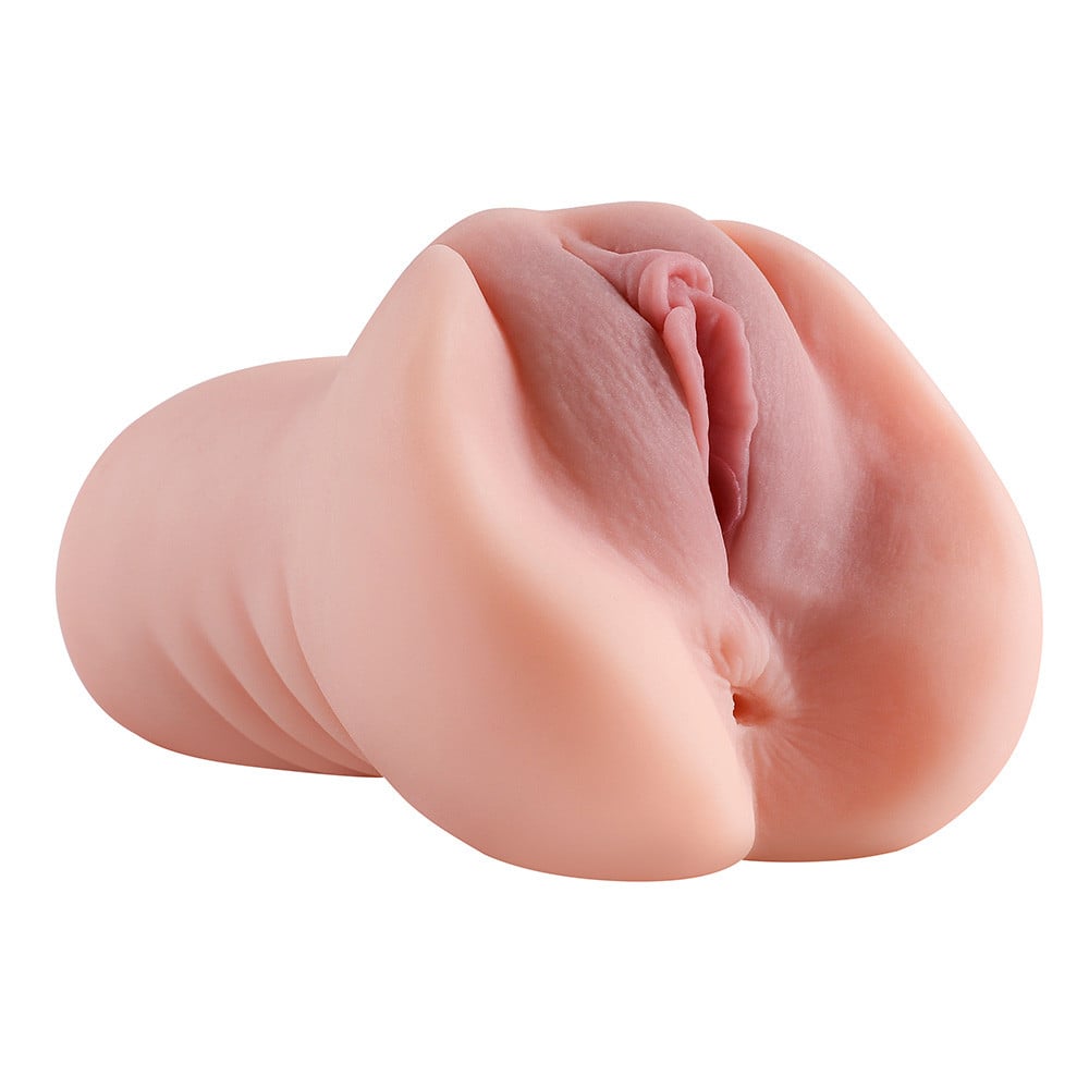 Masturbador Masculino em TPR no Formato de Vagina e Ânus Penetráveis - YouVibe | 14,5 x 3,5 cm